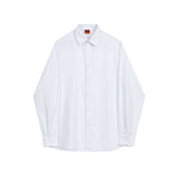 Men's Casual Solid Color Loose Long Sleeve Shirt