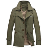 Men's Mid Length Pure Cotton Casual Jacket