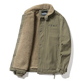 Men's Winter Fleece Cargo Jacket