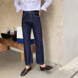 Men's Japanese Vintage Casual Straight Jeans