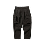 Men Casual Loose Pocket Wide Leg Trousers