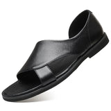 Summer Leisure Outdoor Men's Leather Sandals