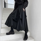 Dark Casual Stage Hook Decoration Culottes