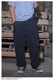 Men's Japanese Retro Casual Loose Wide Leg Cargo Overalls