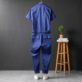 Men's Jumpsuits Short Sleeve Casual Stylish Rompers Coverall