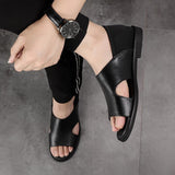 Summer Leisure Men's Leather Sandals