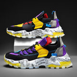 Graffiti Breathable Mesh Casual Sneakers