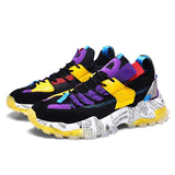 Graffiti Breathable Mesh Casual Sneakers