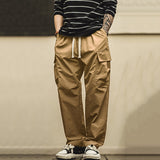 Retro Multi-pocket Waterproof Straight-leg Casual Pants