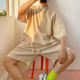 Men's Two Piece T-Shirt and Short Sleeve Shorts