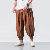 Men's Casual Baggy Drawstring Hippie Boho Aladdin Harem Pants