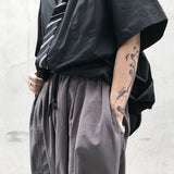 Male Japanese Diablo Casual Loose Drawstring Bloomers