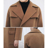 Men's Casual Mid-Length Large Pocket Coat