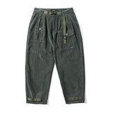 Japanese Retro Loose Fit Corduroy Pants