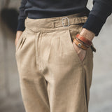 Men's American Retro Straight Casual Trousers