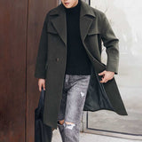 Men's Casual Mid-Length Large Pocket Coat