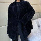 Winter Lapel Double-breasted Mid-length Coat