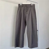 Men's Casual Loose Solid Color Wide Leg Pants