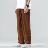 Men's Loose Straight Corduroy Pants