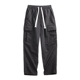 Retro Multi-pocket Waterproof Straight-leg Casual Pants