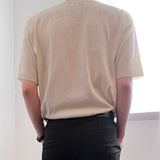 Men's Summer Slim Fit Short Sleeve Knit T-Shirt