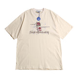 Rose Embroidered Cotton Vintage T-Shirt