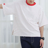 Striped Casual Short Sleeve T-Shirt