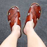 Summer Men's Casual Handmade Slippers