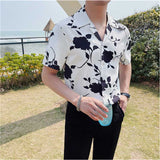 Men's Summer Retro Casual Printed Shirt