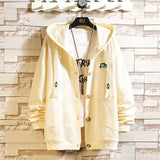 Casual Hooded Long Sleeve Cardigan Sweater