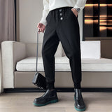 Men's British Business Drape Casual Pants