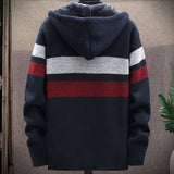 Men's Plus Size Hooded Jacket Fleece Sweater