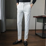 Men's Striped Slim Fit Casual Pants