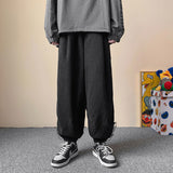 Men Japanese Retro Wide Leg Corduroy Bloomers