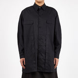 Japanese Dark Drop Shoulder Loose Long Sleeve Shirt