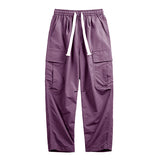 Retro Multi-pocket Waterproof Straight-leg Casual Pants