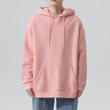 Men's Sports Leisure Loose Solid Color Hooded Sweater