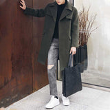 Men's Casual Mid-Length Large Pocket Coat