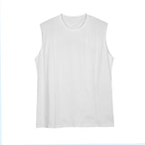 Men's Sleeveless T-Shirt Shoulder Pads Loose Vest