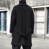 Lamb Wool Long Trench Coat