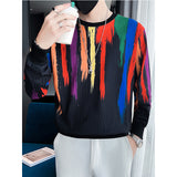 Men's Casual Colorful Long Sleeve Sweater