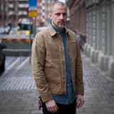 Men's Vintage Waxed Canvas Jacket Trucker Coat