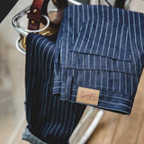 "Wabash Raw Denim" Railway Stripe Straight Men's Pants