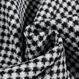 Men's Houndstooth Suit Non-Iron Plaid Lapel Slim Blazer