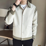 British Twill Coat Stitching Lapel Jacket