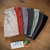 Men Summer Casual Loose Elasticated Waist Wide Leg Shorts