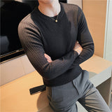 Slim Fit Turtleneck Pullover Lapel Knitted Sweater