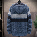 Men's Plus Size Hooded Jacket Fleece Sweater