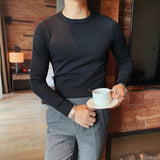 Slim Fit Turtleneck Pullover Lapel Knitted Sweater