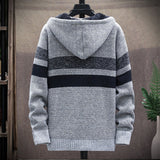 Men's Plus Size Hooded Jacket Fleece Sweater